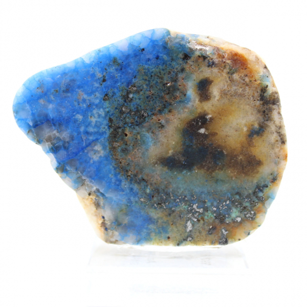 Tranche d’Azurite Malachite pour collection minérale