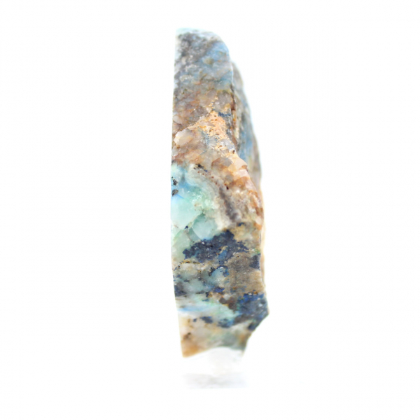 Tranche d’Azurite Malachite pour ornement