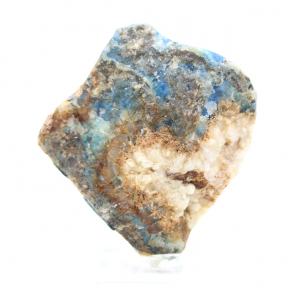 Tranche d’Azurite Malachite pour ornement