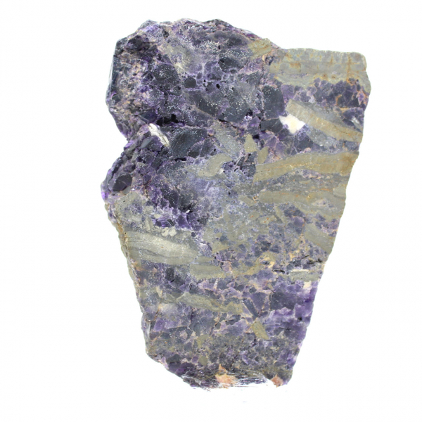 Tranche de Fluorite Pyrite authentique pour décoration
