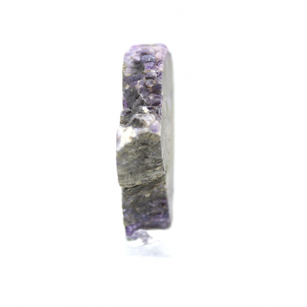 Tranche de Fluorite et Pyrite pour collection minérale