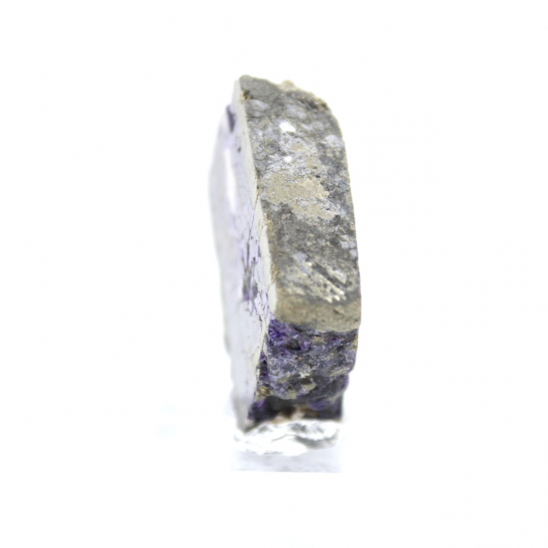 Tranche de Fluorite Pyrite authentique pour décoration
