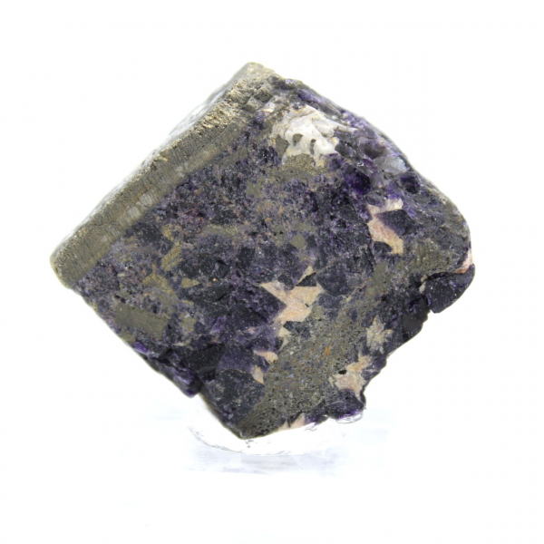 Tranche de Fluorite Pyrite authentique pour décoration
