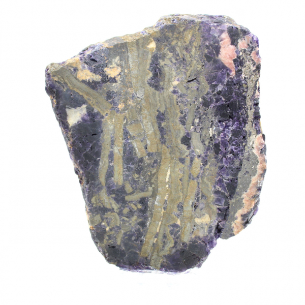 Pierre de Fluorite Pyrite minéral brut pour collection