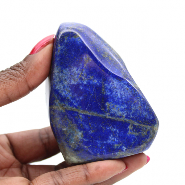 Bloc poli décoratif lapis-lazuli d’Afghanistan