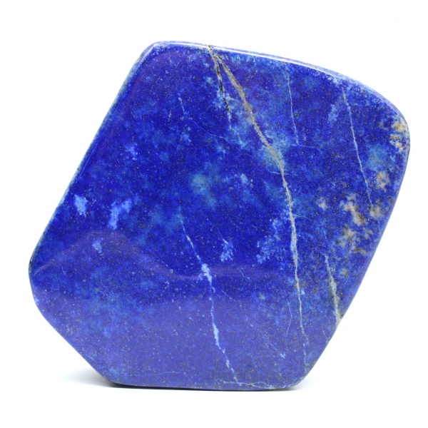 Bloc décoratif lapis-lazuli poli origine Afghanistan