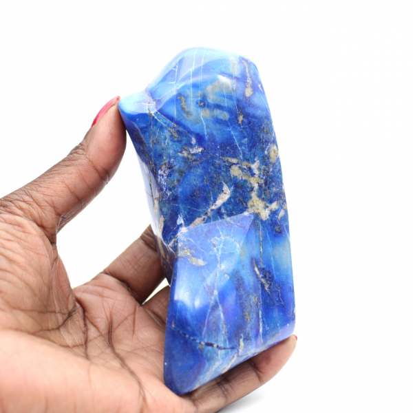 Lapis-Lazuli Poli Afghanistan pour Collection Authentique