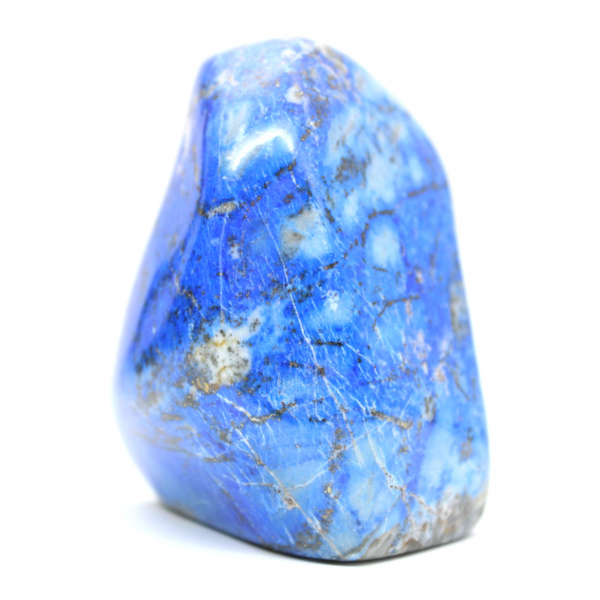 Großer, polierter Lapislazuli-Zierstein aus Afghanistan