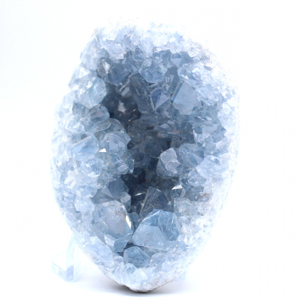 Natuurlijk blok blauwe celestien Madagaskar