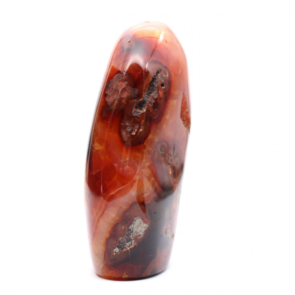 Cornaline Polie Ornement Moyen - Minéral Authentique Madagascar pour Intérieur