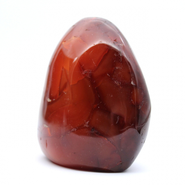 Cornaline de Madagascar Polie - Petite Pierre Naturelle pour Collection et Déco