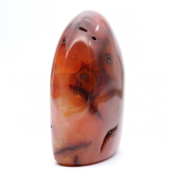 Petit Spécimen Cornaline Polie - Ornement Minéral Authentique de Madagascar