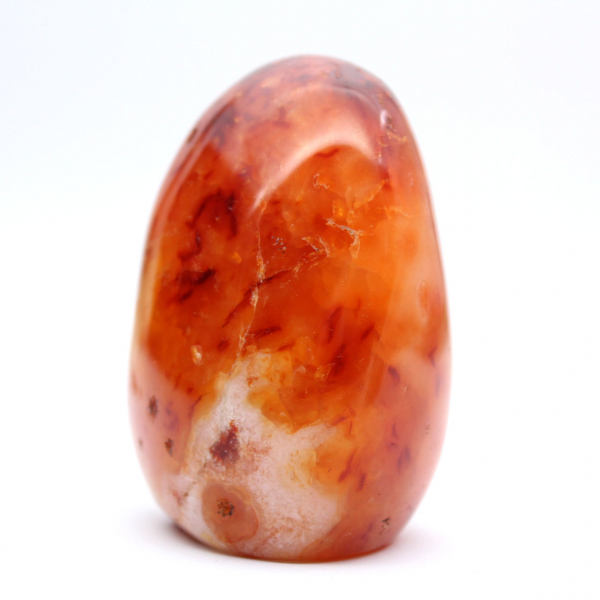 Cornaline Polie Miniature - Ornement Pierre Naturelle de Collection (Madagascar)