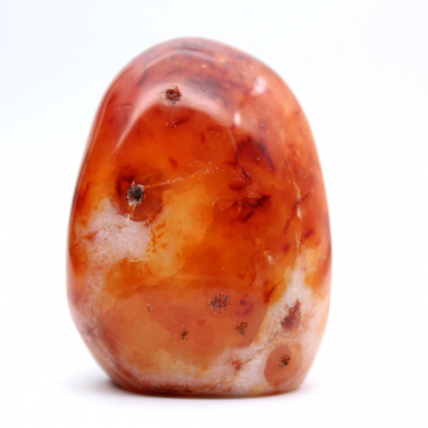 Cornaline Polie Miniature - Ornement Pierre Naturelle de Collection (Madagascar)