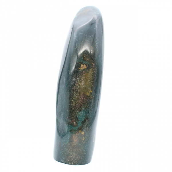 Großer Dekostein Polierter grüner Jaspis, Mineral Madagaskar