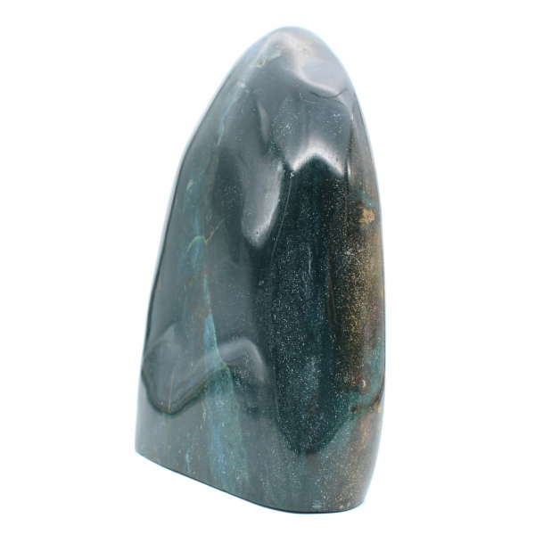 Großer Dekostein Polierter grüner Jaspis, Mineral Madagaskar