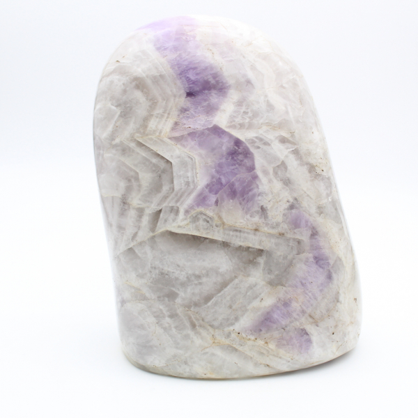 Polierter Amethyst, massives Mineralornament, Exemplar, Madagaskar