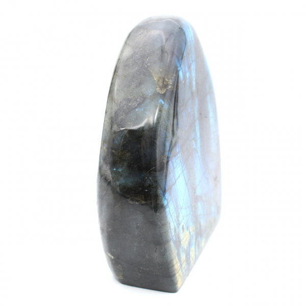 Polierter Labradorit, großes Mineralornament, Sammlerstück, Madagaskar