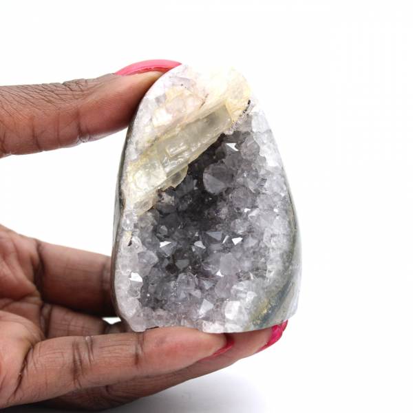 Mini Spécimen Améthyste Brésil : Science et Beauté