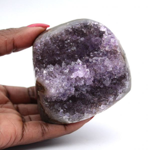 Géode Améthyste Brésilienne : Décoration et Minéralogie