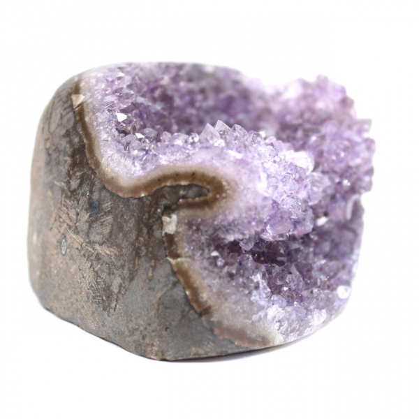 Géode Améthyste Brésilienne : Décoration et Minéralogie