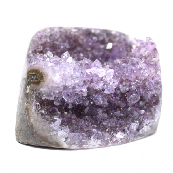 Géode Améthyste Brésilienne : Décoration et Minéralogie