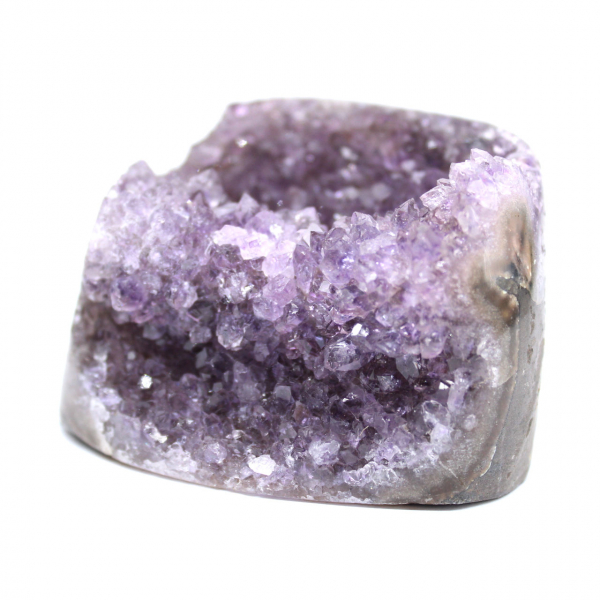 Géode Améthyste Brésilienne : Décoration et Minéralogie