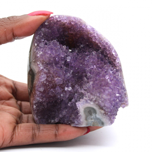 Druse Améthyste Brésil : Petit Spécimen de Qualité