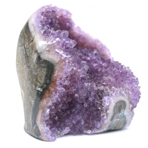 Druse Améthyste Brésil : Petit Spécimen de Qualité