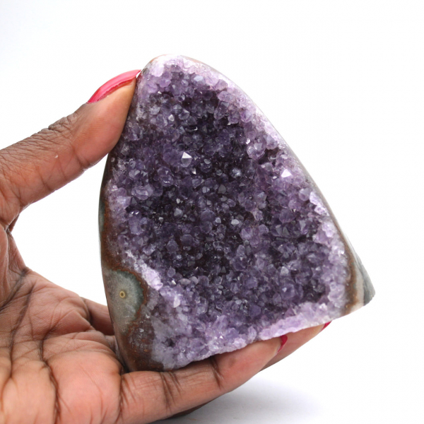 Améthyste Brésil : Spécimen de Géode pour Collection