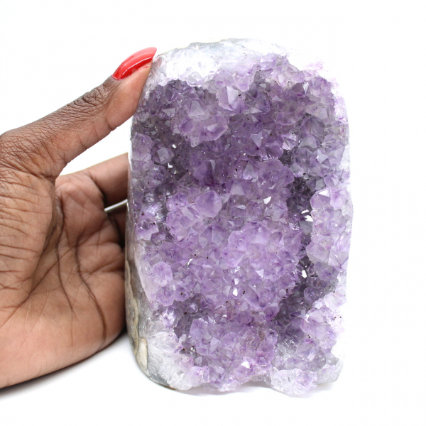 Amethyst geode Brazil, zen decor
