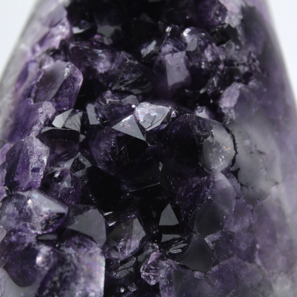 Purple amethyst geode