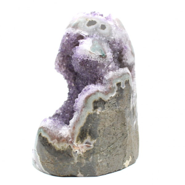 Amethyst geode Brazil, reduced size