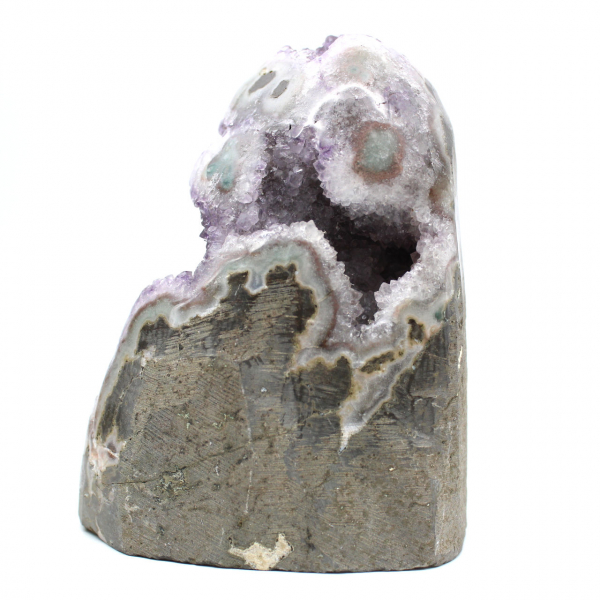 Amethyst geode Brazil, reduced size
