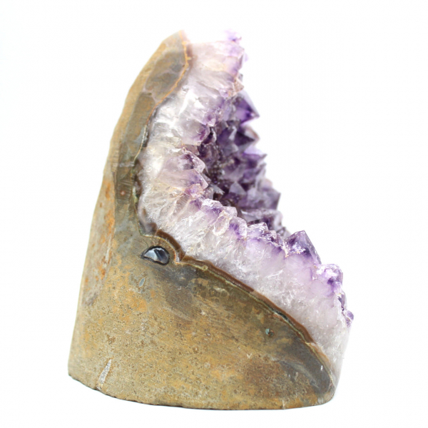 Amethyst geode, purple crystal