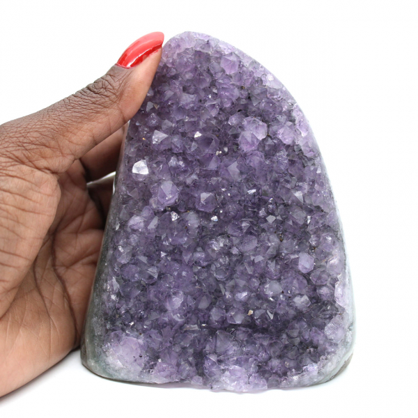 Miniature amethyst geode, energy