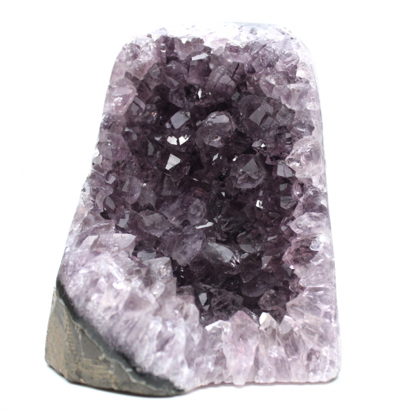 Amethyst geode Brazil, vibrant color