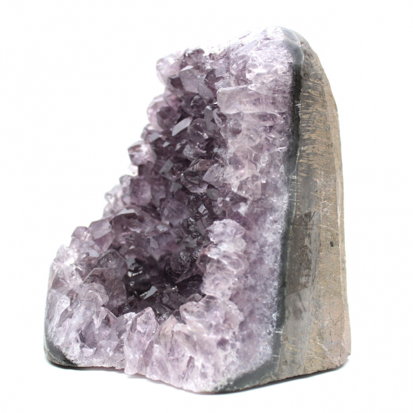 Amethyst geode Brazil, vibrant color