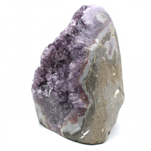 Miniature amethyst geode, desk