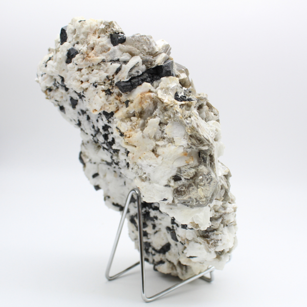 Grand mica avec tourmaline sur quartz afghan