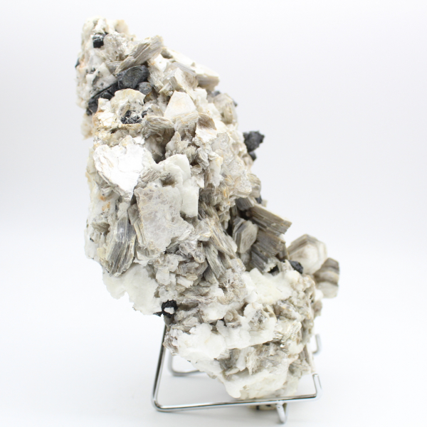 Grand mica avec tourmaline sur quartz afghan