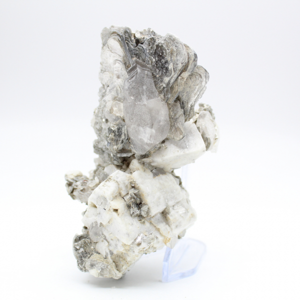 Glimmerkristalle auf afghanischem Quarz