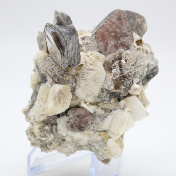 Quartz blanc avec mica afghan naturel