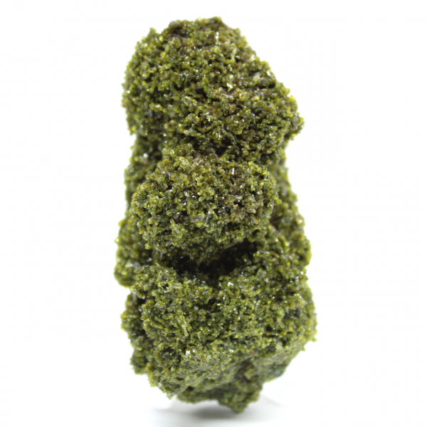 Cristaux d’épidote du Maroc sur gangue beige