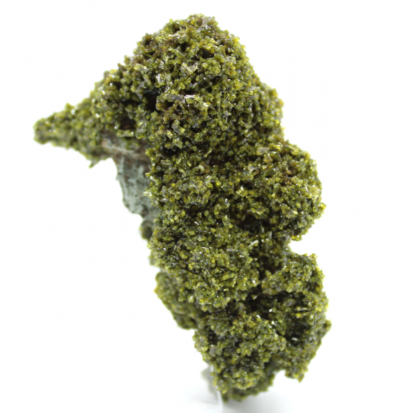 Cristaux d’épidote du Maroc sur gangue beige