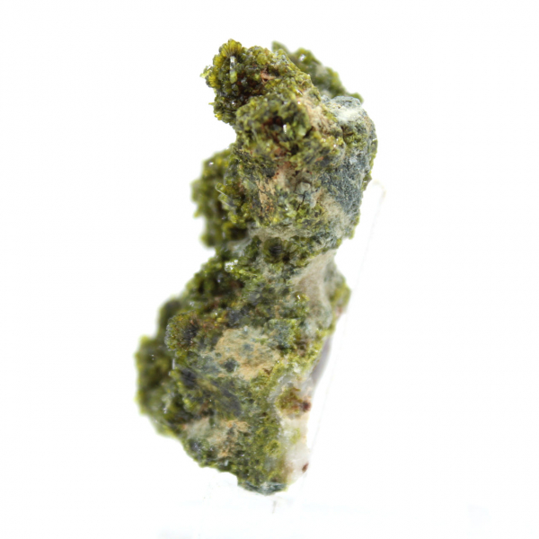 Épidote miniature sur gangue marocaine