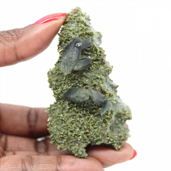 Épidote d’Imilchil sur matrice claire