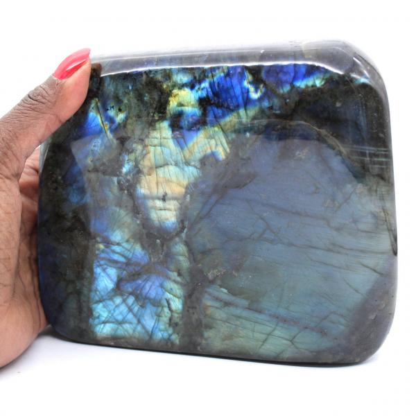 Ornamento in labradorite autentica dal Madagascar