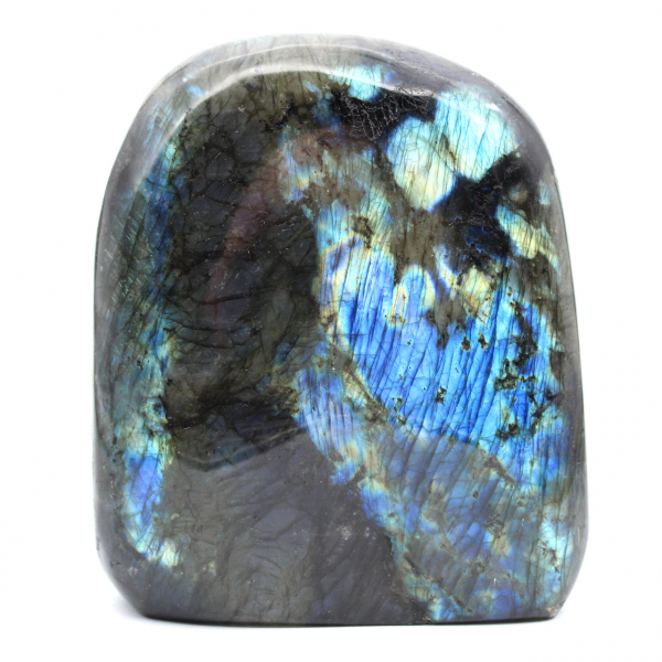 Pierre de Labradorite Polie, Authenticité Madagascar