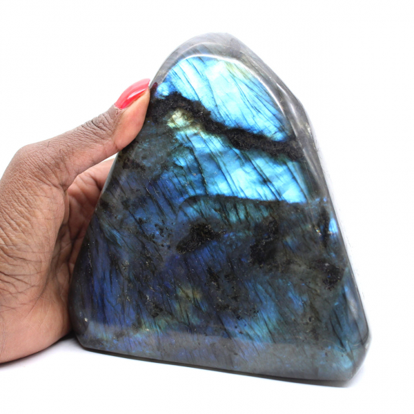 Roche de Labradorite Polie, Authenticité Madagascar